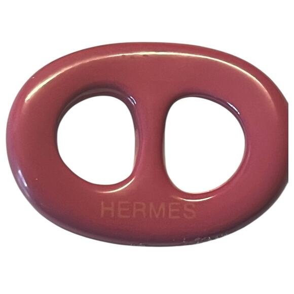 HERMÈS Tribord Chaîne d'Ancre Scarf Ring Set of 3 Multicolor with Box - Picture 6 of 15